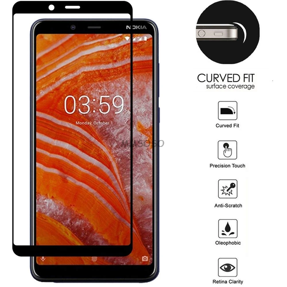 

Tempered Glass For Nokia 2 3 7 7.1 6.1 8.1 X7 X6 X5 Nokia 5.1 3.1 2.1 Plus Nokia 8 7 6 5 2018 Full Cover Screen Protector Film