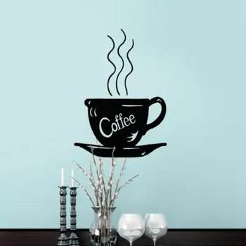 

Restaurant Decal Coffee Sticker Ice Cream Posters Vinyl Wall Decals Pegatina Quadro Parede Decor Mural Sushi Sticker