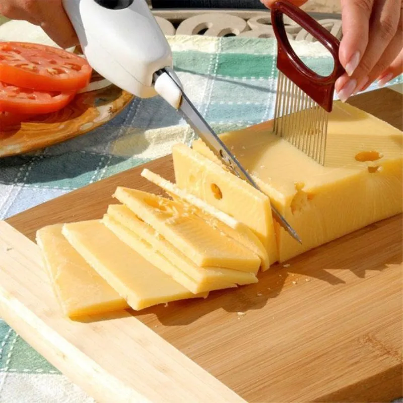 Аккумуляторные ножи для стейка легко режется беспроводной нож свиной
