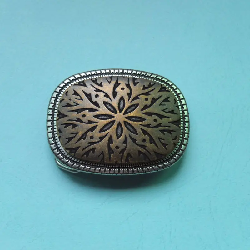 

1-3/16''( 30mm) DIY Leathercraft Hardware Plate Buckle Belt Buckle OEB+SRTP Finish #JH-3444-30