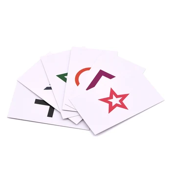 

1set ESP New Flash Printer Magic Tricks Magician Predict the Select Card Magia Stage Close Up Gimmick Mentalism Flash ESP Card