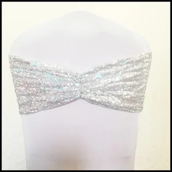 

Sequins Chair Sashes for wedding banquet decorative customize