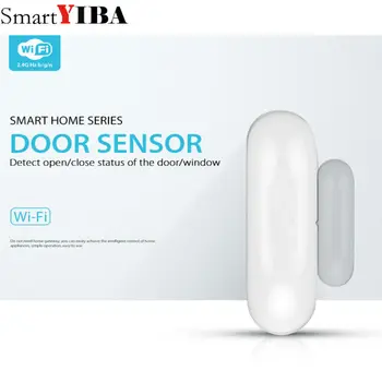 

SmartYIBA WIFI Smart Door Window Sensor Wireless App Remote Control For Home Alarm Security