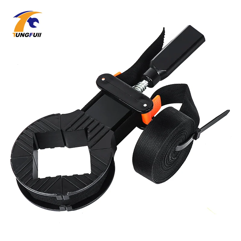  Multifunction belt clamp Woodworking Quick Adjustable Band Clamp Polygonal clip 90 Degrees Right An