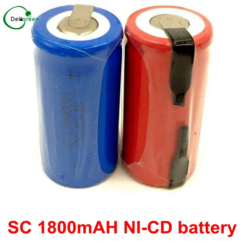 8pcs SC 1.2V 1800mAh NI CD Rechargeable batteries Electric Tools