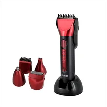5 в 1 Аккумуляторная Машинка для стрижки Волос Триммер Бритва Водонепроницаемый Беспроводной Регулируемая Clipper