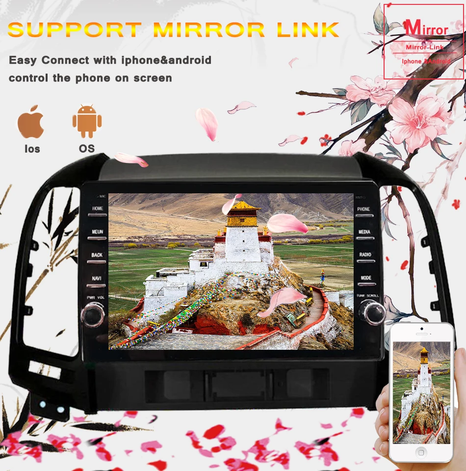 Excellent 2 din Android 9.0 DVD Player BT GPS Navigation Radio for 2005 2006 2007 2008 2009 2010 2011 2012 HYUNDAI SANTA FE Head Unit 6 Excellent 2 din Android 9.0 DVD Player BT GPS Navigation Radio for 2005 2006 2007 2008 2009 2010 2011 2012 HYUNDAI SANTA FE Head Unit 6