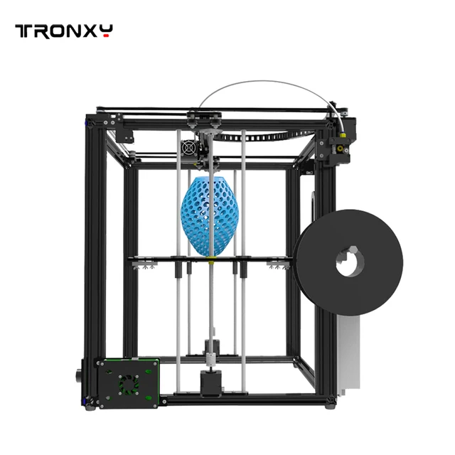 Best Quality High precision Tronxy X5S 3D Printer Big Print Printing Aluminium Profile Frame Area CoreXY System 12864P LCD Big Screen
