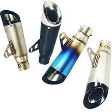 51 мм мотоциклетные выхлопные трубы из нержавеющей стали глушитель питбайк выхлопные для YAMAHA для SUZUKI GRAND VITARA r6 z1000 er6n SC045