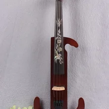 4/4 электрическая скрипка правая рука полный размер практика шоу клена w/наушники