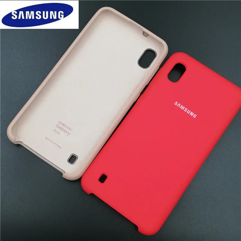 

Original Samsung Galaxy SM A10 Silicone mobile phone Case bag soft TPU back protective cover for Samaung A 10 with logo 6.2 inch