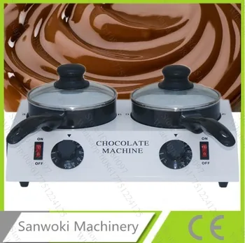 

Double electric chocolate melting pot