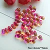 FishPeach 6*9MM 10Pcs/Pack Water Drop Multicolor Czech Glass Beads for Jewelry Making DIY Handmade Bracelet Necklace Wholesale ► Photo 2/6