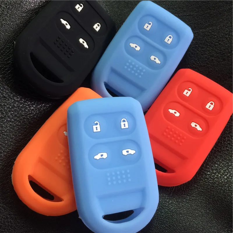 4 Colors Silicone Car Key Cover Holder Case Bag Shell Skin for HONDA
