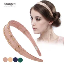 Широкая лента для волос-роскошные аксессуары для волос-головная повязка-Женские ацетатные украшения для волос из целлюлозы для девушек-Тиара Свадебная вечеринка выпускной вечер