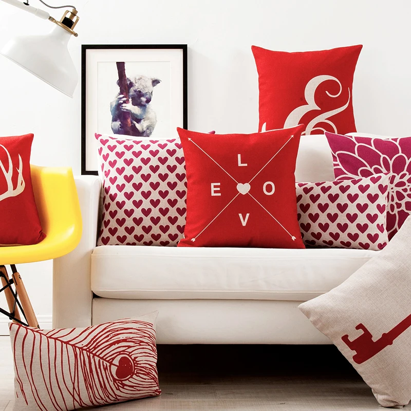 الأحمر هندسية السهم الغزلان وسادة غطاء وسادة المنزل وسائد زخرفية الحب القلب كيس وسادة كتاني كنبة مكتب قطني وسادة الأحمر هندسية السهم الغزلان وسادة غطاء وسادة المنزل وسائد زخرفية الحب القلب كيس وسادة كتاني كنبة مكتب قطني وسادة