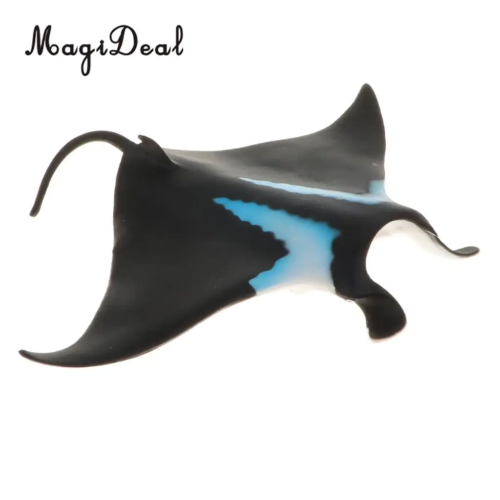 Lifelike Wildlife Animal Model Figure Nature Toys Educational Figurine Home Decor - Manta Ray Fish