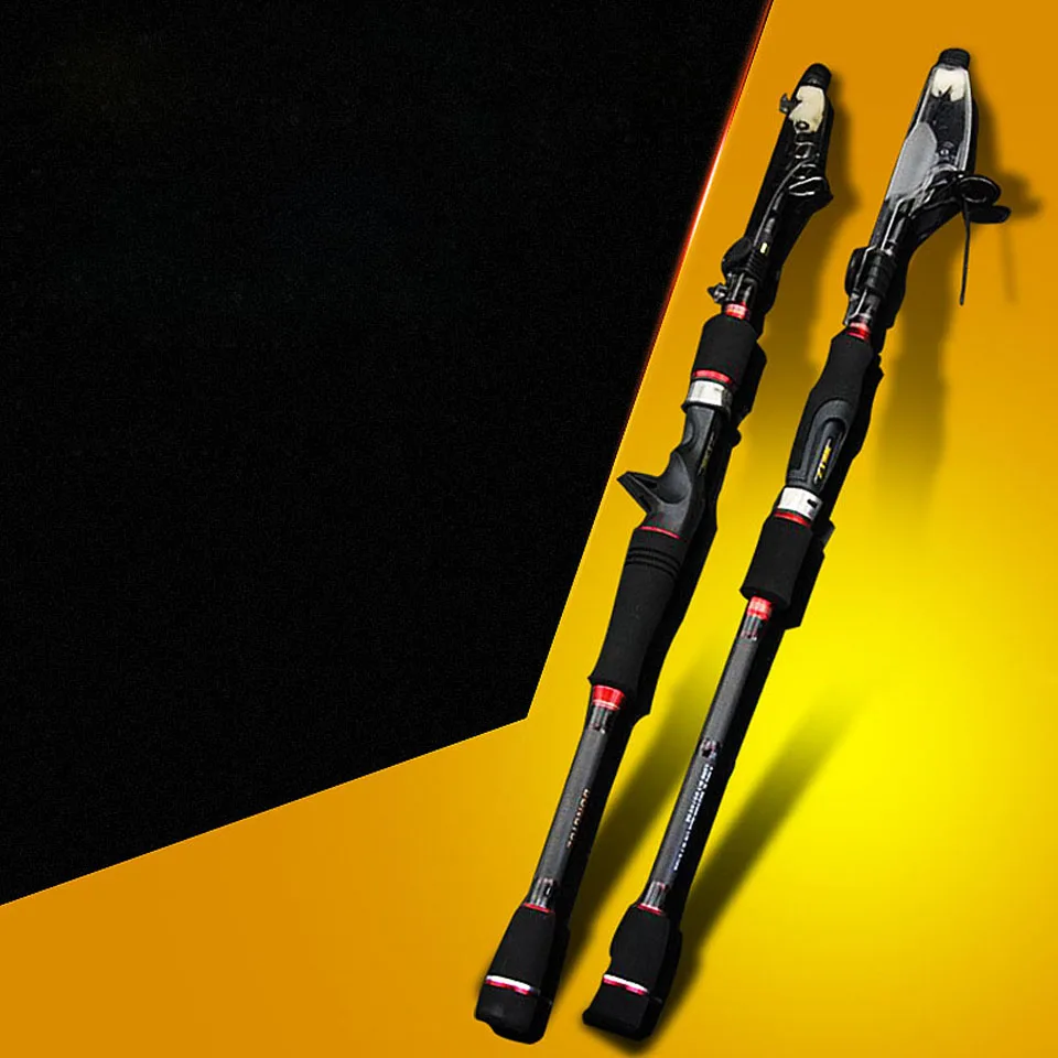 

WALK FISH Travel Fishing Rod 1.95m 2.1m 2.4m 2.7m Spinning Fishing Rod ML Hard Telescopic Fishing Rod Carbon Fiber Casting Rod