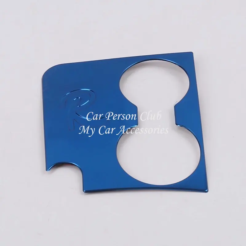 

For KIA Sportage R 2010 -2015 Car Hand brake Water Cup Holder Panel Cover Inner Gear Frame Stainless Steel Sticker Accessories