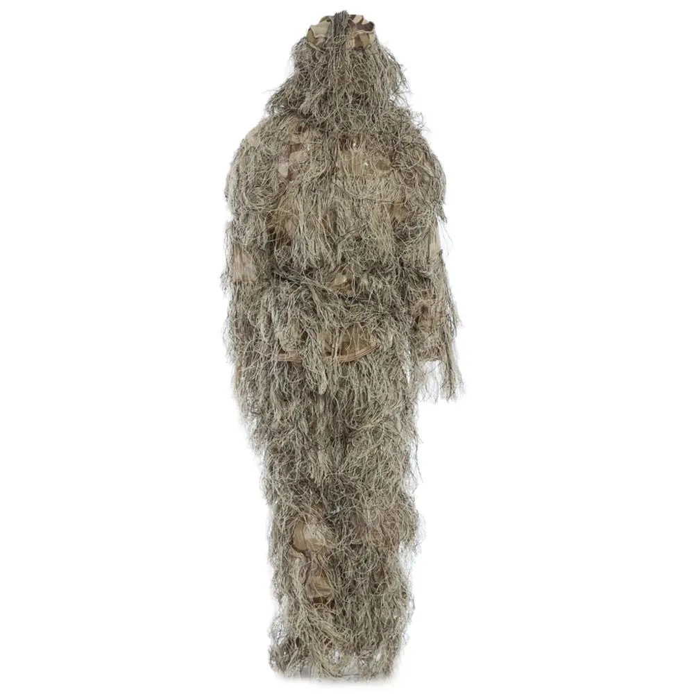 

Hunting Woodland 3D Bionic Leaf Disguise Uniform CS Camouflage Suits Set Sniper Ghillie Suit Jungle Military Train Hunting Cloth