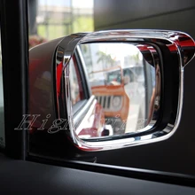 Для Джип Ренегат боковой двери Внешний Зеркало Дождь гвардии Крышка Декоративная рамка ABS хром 2 шт