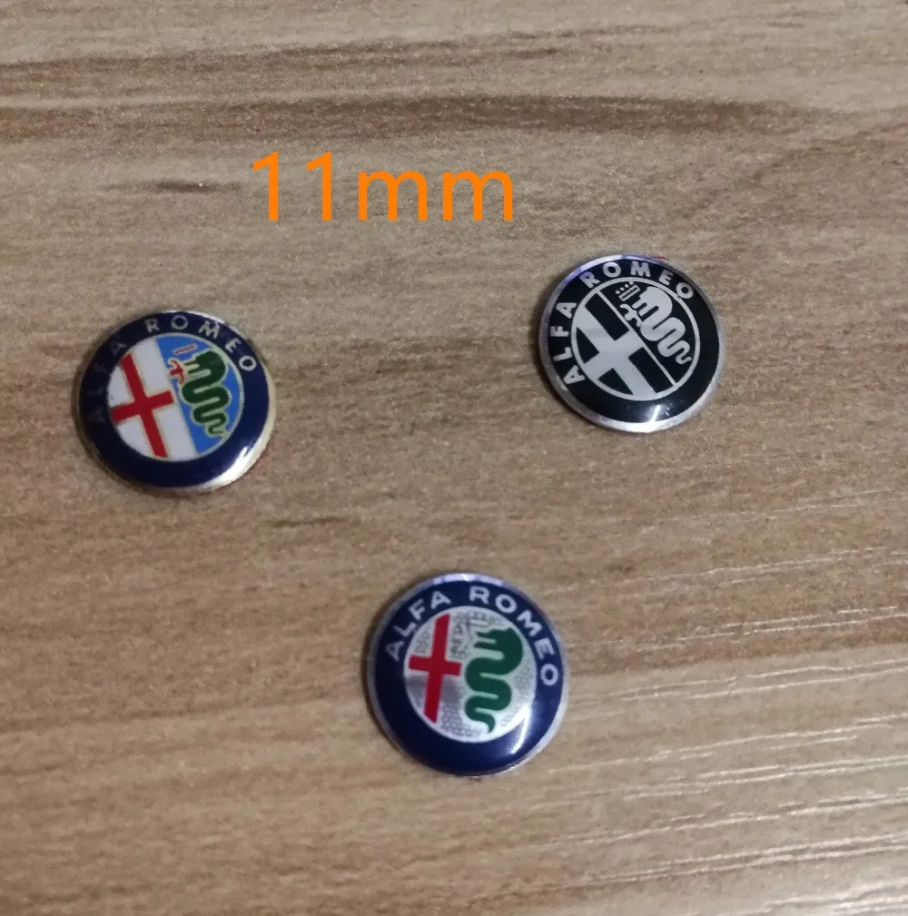 10X золотой черный новый стиль 1 см ALFA ROMEO 159 GT 11 мм Автомобильный логотип аксессуары