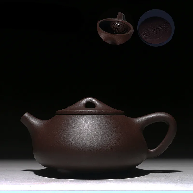 

260ml Wholsale Yixing Purple Clay teapot Handmade Genuine Chinese Kung Fu Zisha Tea Pot Gift Box Package Free Shipping