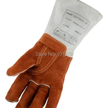 250 градусов Цельсия термостойкие рабочие перчатки из коровьей кожи 482F по Фаренгейту сварщик барбекю защитные перчатки сварочные перчатки