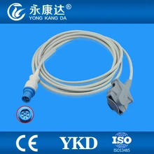 Drager spo2 sensor para adulto ponta macia reutilizáveis 7pin/3 m