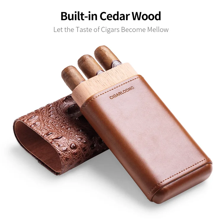 Cigarloong 2019 nova chegada charuto caso humidor