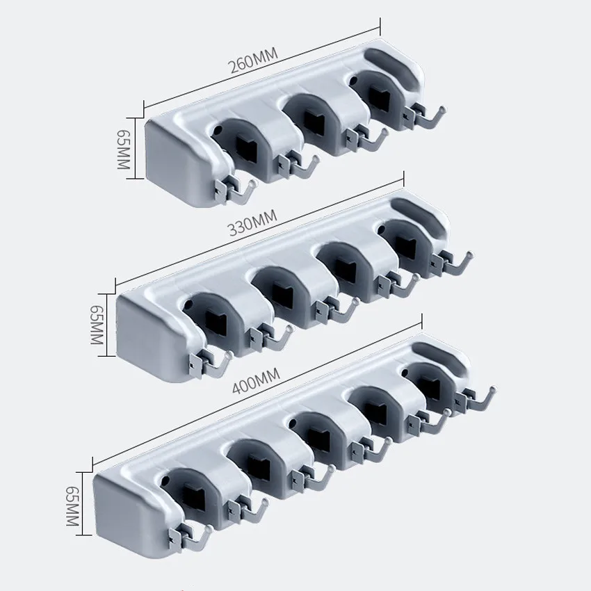 الحمام المنظم ممسحة حاملي 5/4/3 موقف فرشاة مكنسة شماعات تخزين الرف السنانير المنزلية ممسحة فرشاة رفوف أدوات المطبخ