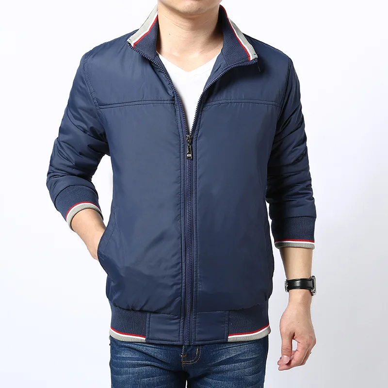 

HCXY 2017 Spring autumn Jacket Men Fashion Business Casual Loose Mens Jacket jobs Jacket Mens jackets and Coats Plus Size L-5XL