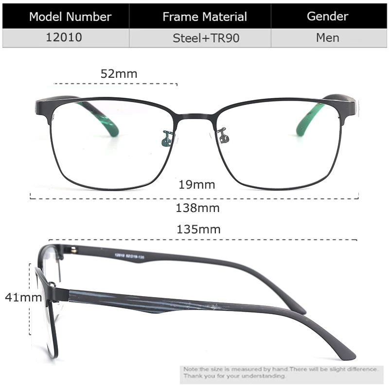 QIFENG оправа для очков, мужские компьютерные оптические очки по рецепту, оправа для мужских прозрачных линз QF12010