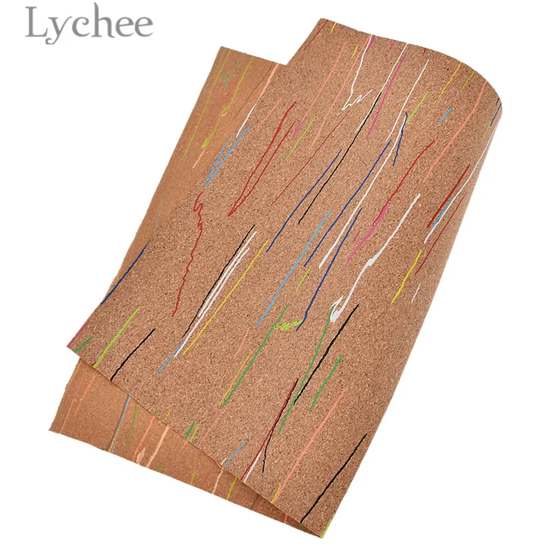 Lychee Life 29x21 см A4 винтажный мягкий пробковый материал высокое качество шитье Синтетическая Кожа DIY материал для сумок одежды