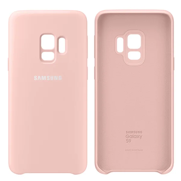 Samsung S9 S 9 Plus чехол, силикон,, оригинальная задняя крышка, 360, роскошный, спортивный, с четырьмя углами, эффективная защита, G9500 - Цвет: Pink