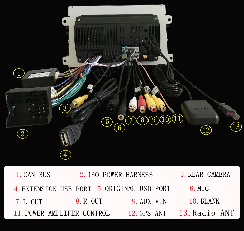 Sale FUNROVER 2G RAM 9" Android 8.0 Car dvd multimedia stereo for Volkswagen VW Passat B6 B7 CC Magotan 2011-2014 GPS navi autoradio 15