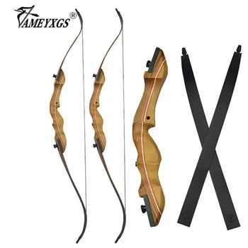 

1pc 40lbs Archery Recurve Bow 60inch Right Hand Hunting Bow 32" Draw Length For Bow And Arrow Hunting Shooting Accessories