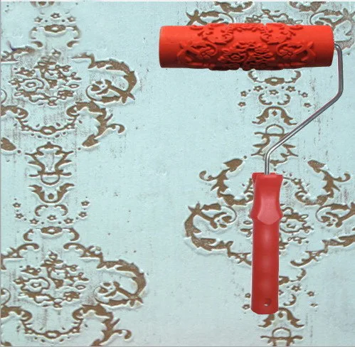

Novelty households diatom ooze embossing tools texture embossed roller 7inch wall printing mould no . 076
