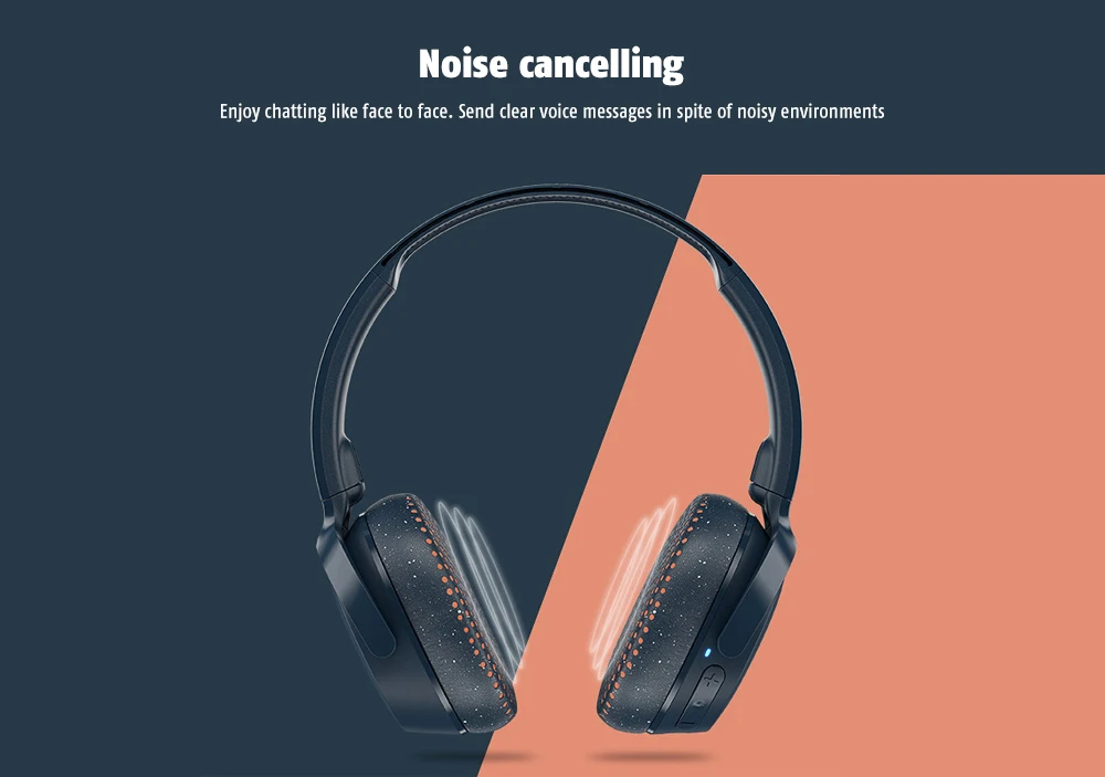 Skullcandy Riff Wireless On-Ear Headphone Bluetooth Headset 48 3