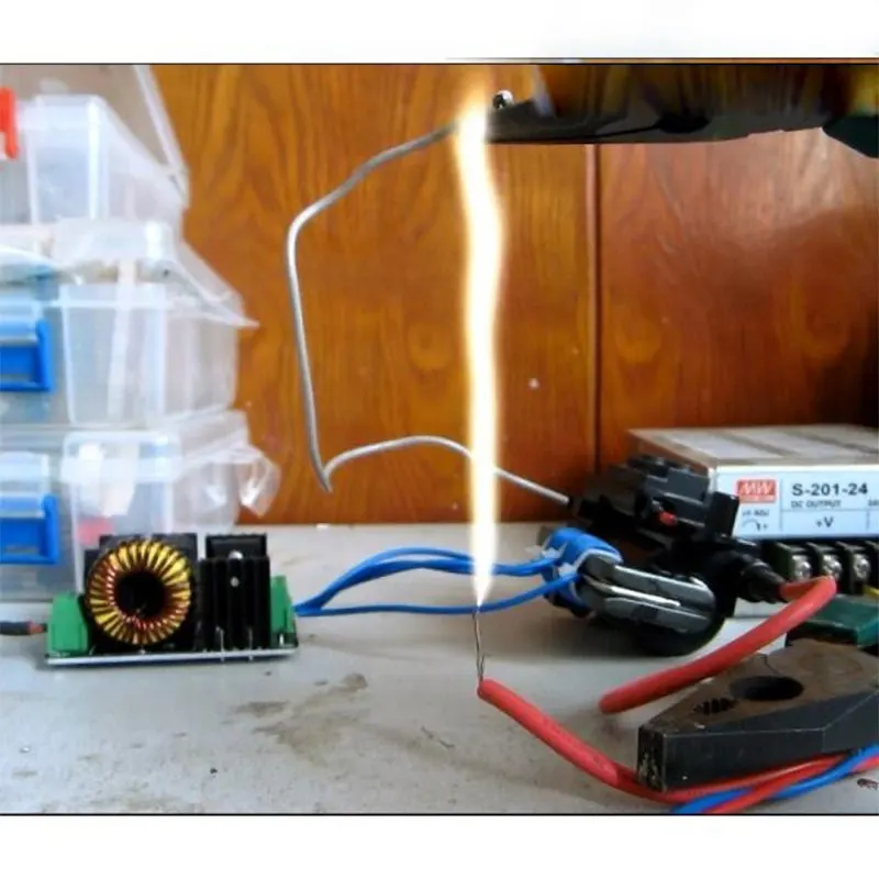

High Voltage Power Cool DIY Kits Mini ZVS Tesla High Voltage Coil Generator PCB Induction Heating Power Board Module Science Toy