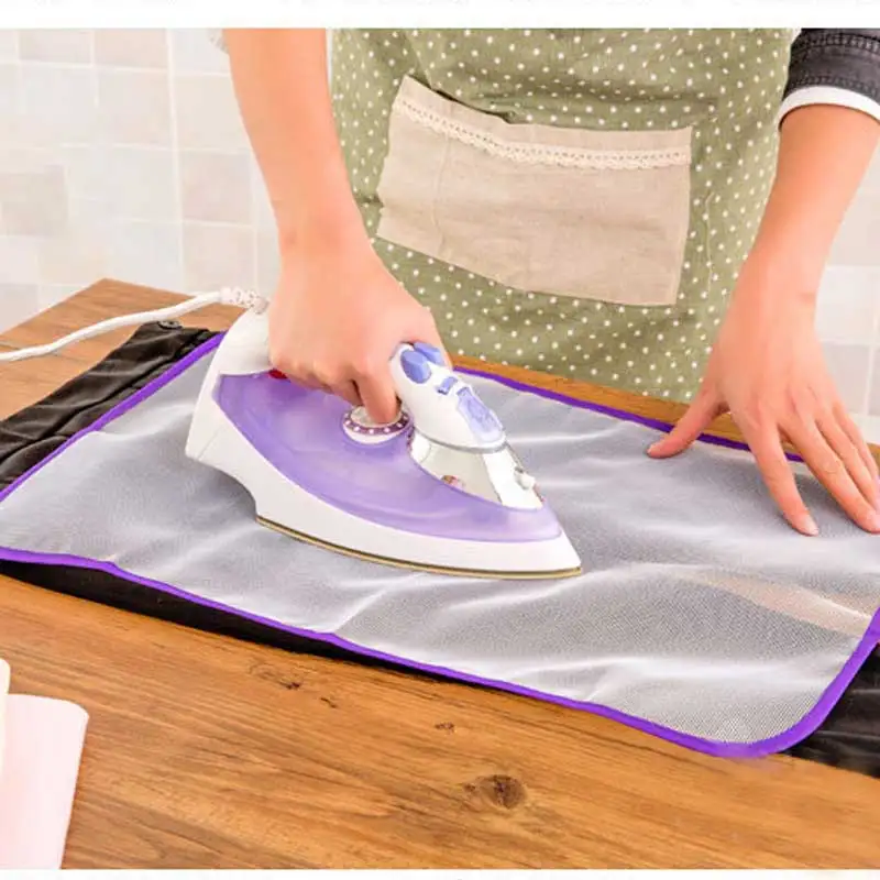 

Practical Ironing Mat Board Insulation Hand Delicate Cloth Protection Guard Mesh Press Breathable Ironing Board Home Accessories