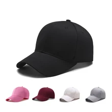 2018 Black Cap Solid Color Baseball Cap Snapback Caps Casquette Hats Fitted Casual Gorras Hip Hop Dad Hats For Men Women Unisex