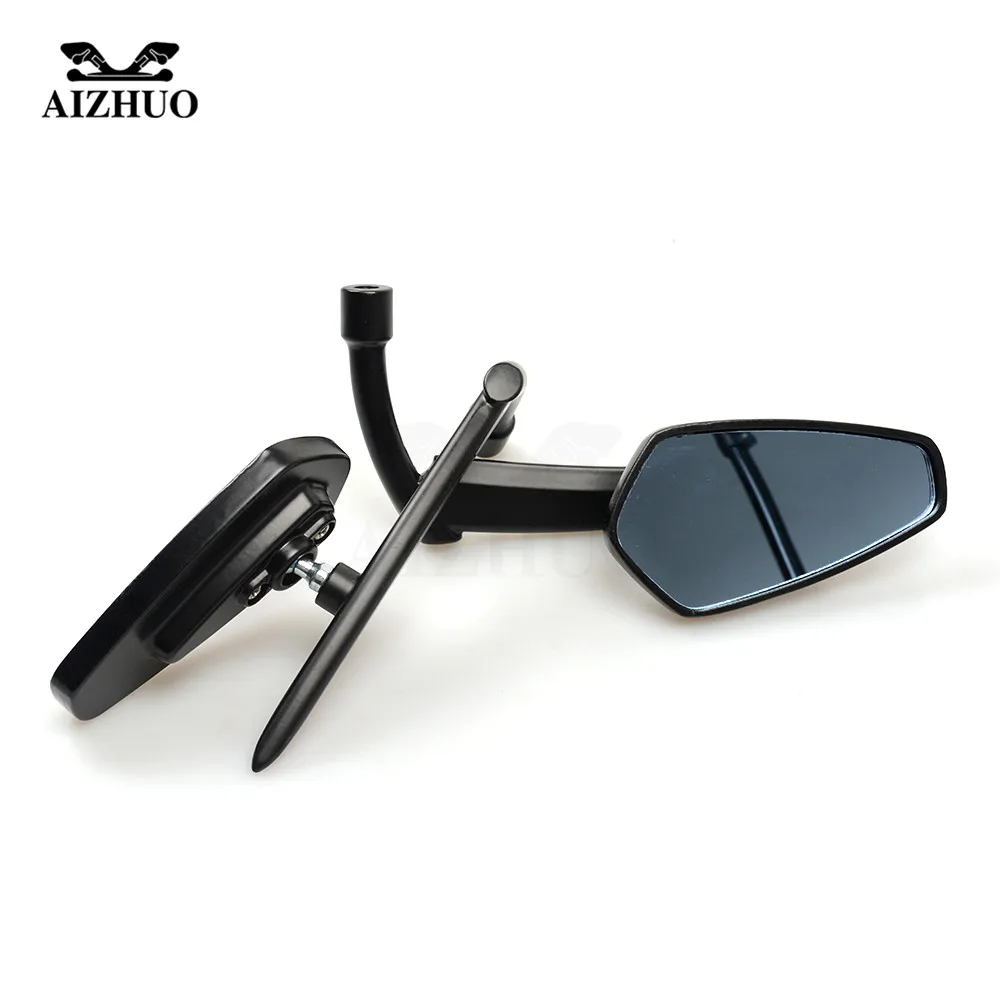 

motorcycle accessories rearview mirrors Motor side Mirrors Minimalist style blue lens 8/10 mm bolts for Honda kawasaki suzuki