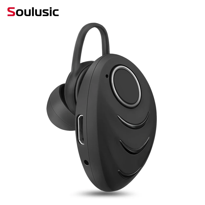 

Soulusic Beetle Wireless Bluetooth Headset Mono Small Mini In-ear Music Earphone Sport Invisible Hands-free Headphone with Mic