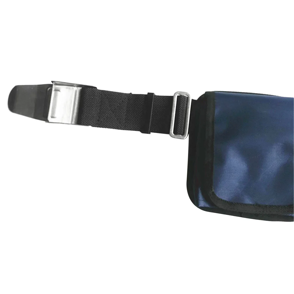 Heavy Duty Scuba Diving Pocket Pouch Weight Belts - Belt 4.9ft x 2'' Pocket 6.3'' x 6.3''