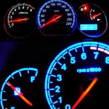 

10pcs T5-B8.5D-5050smd LED SMD Lamp Gauge Speed Dash Bulb Dashboard Instrument Light 12V MDJ998