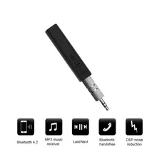 Горячая 3,5 мм беспроводной Bluetooth AUX аудио стерео музыка домашний Автомобильный приемник адаптер микрофон 17 января