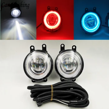 

Car flashing 1Set/pair 12V Car LED Angel Eyes DRL Fog Light Lamp DRL Daytime Running Light For Toyota Sienna Hiace Venza Matrix