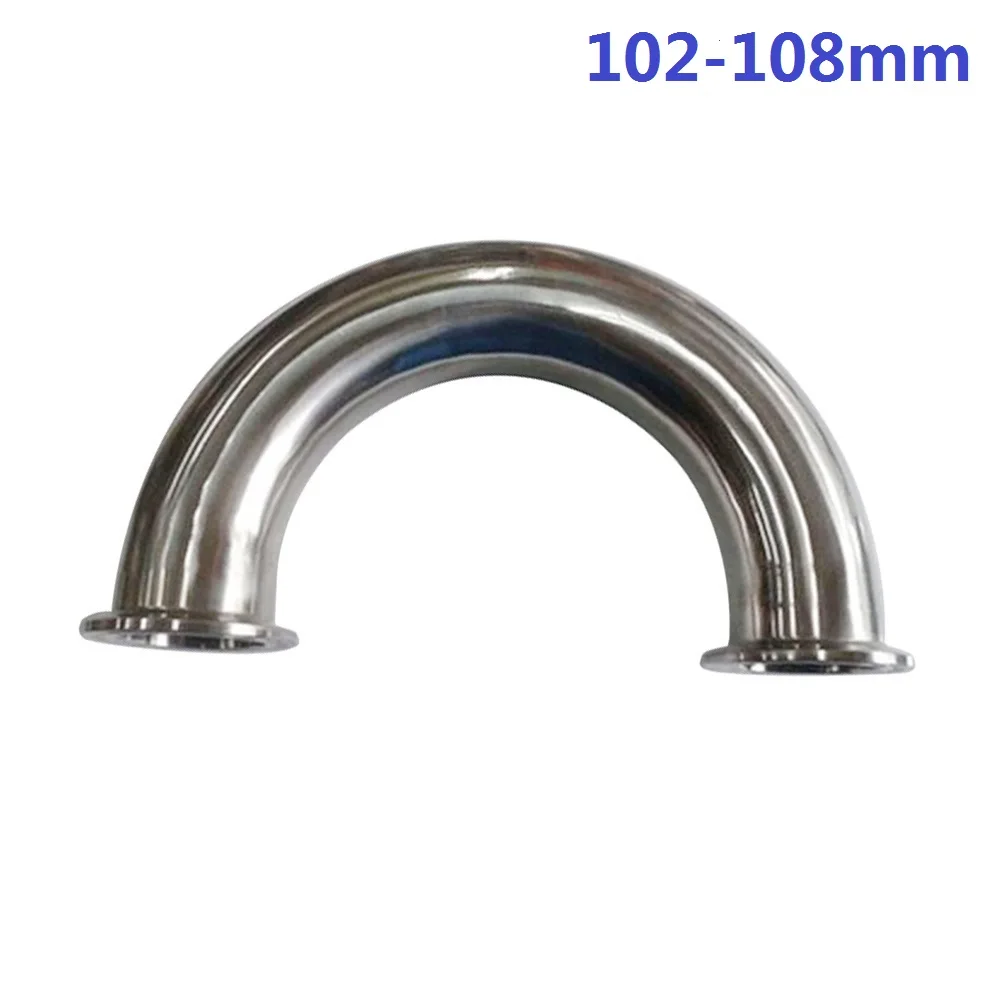 

OD102-108mm Tri Clamp 119mm Stainless Steel 304 Sanitary 180 Degree U type Pipe Fitting Return Bend