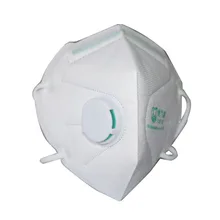 10 шт. Складная защитная маска Ультра-тонкое волокно анти-туман дымка пыль с дыхательным клапаном